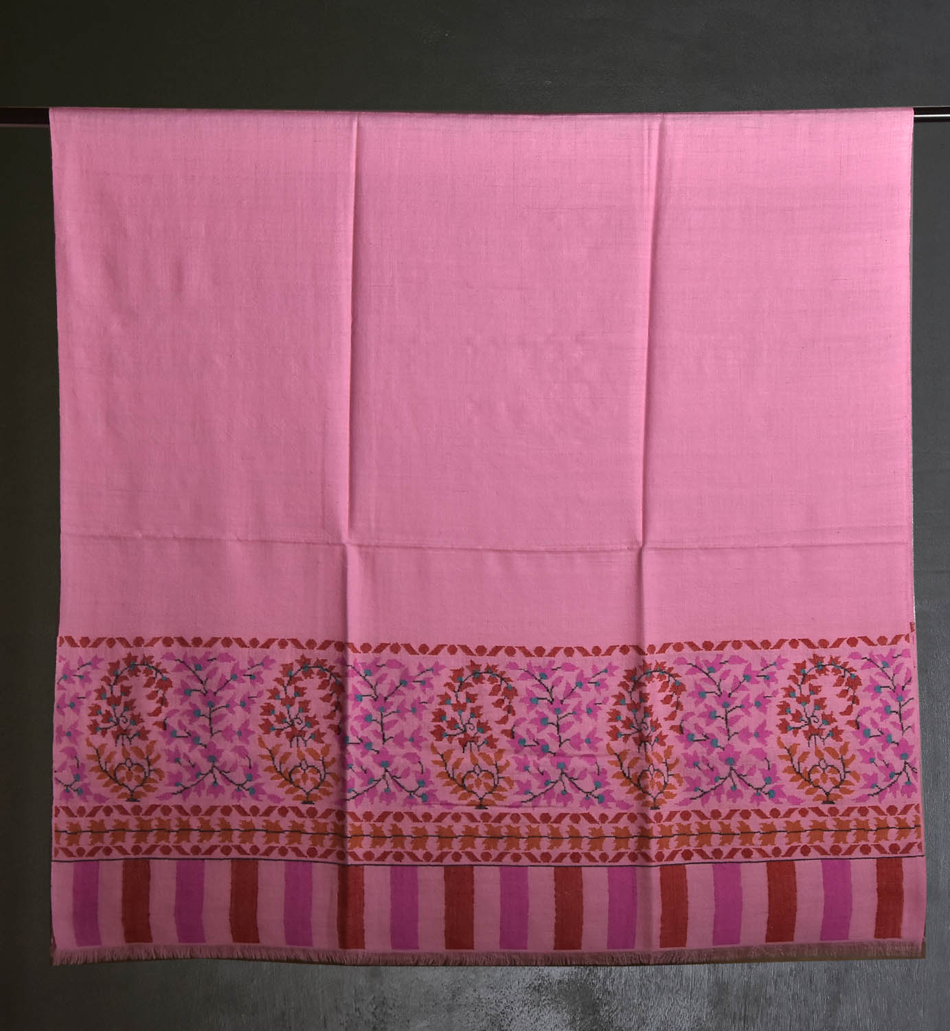 Blush Reverie | Kani Pashmina Shawl - Image 3